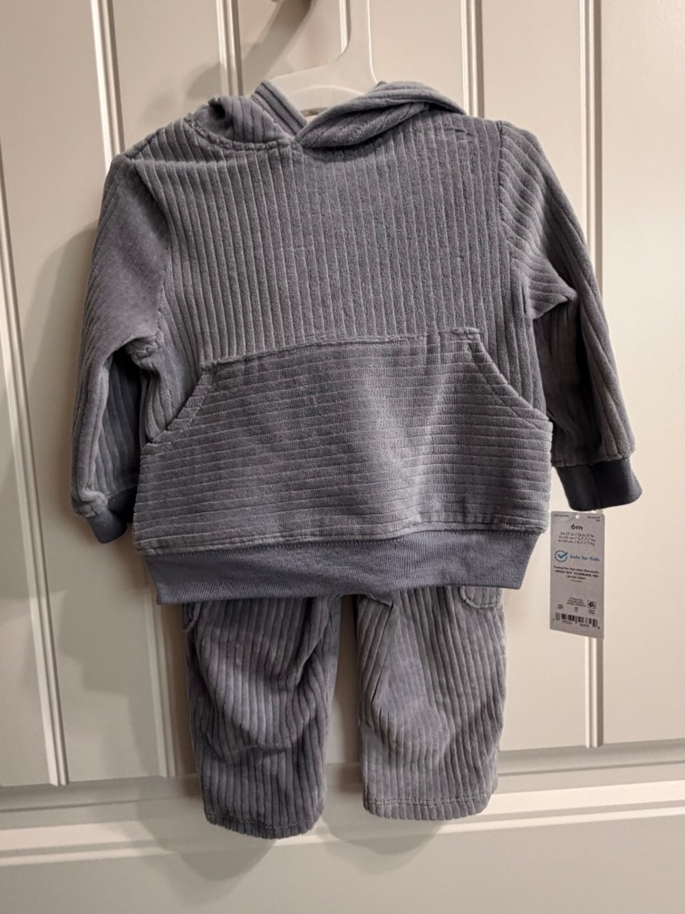 Carter's 2 Piece Velour Track Suit- Size 6 Months